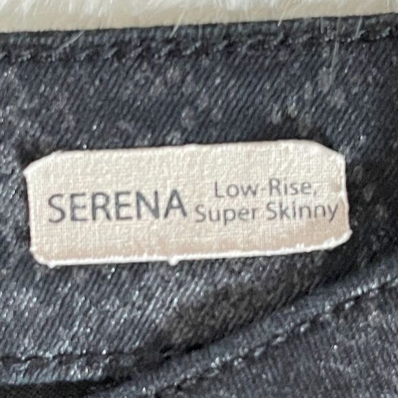 Mavi Serena Super Skinny Black Patterned Jeans - Picture 5 of 9